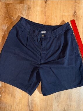 Men's Navy Blue Casual Shorts